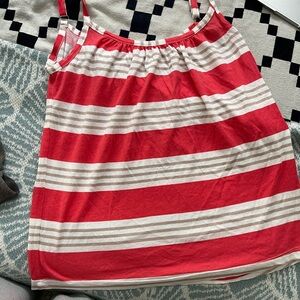 Splendid Spaghetti strap tank. Melon pink Small